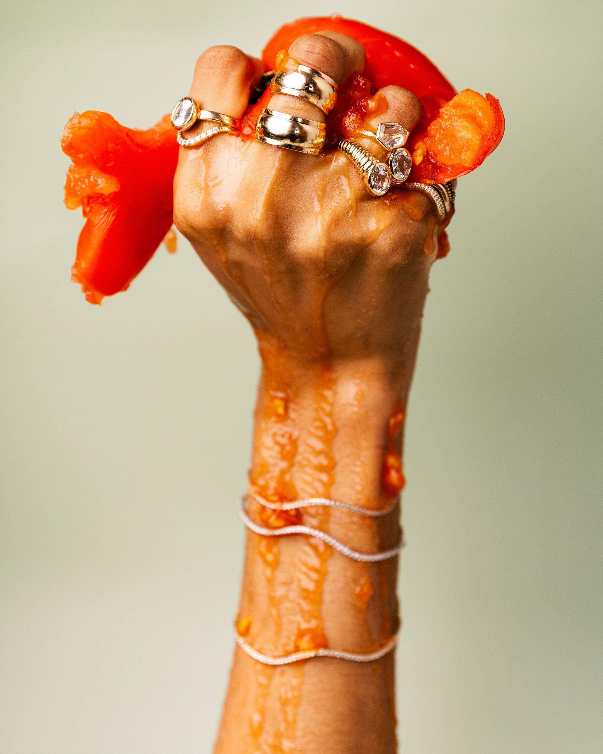 Solid Gold Donut Band