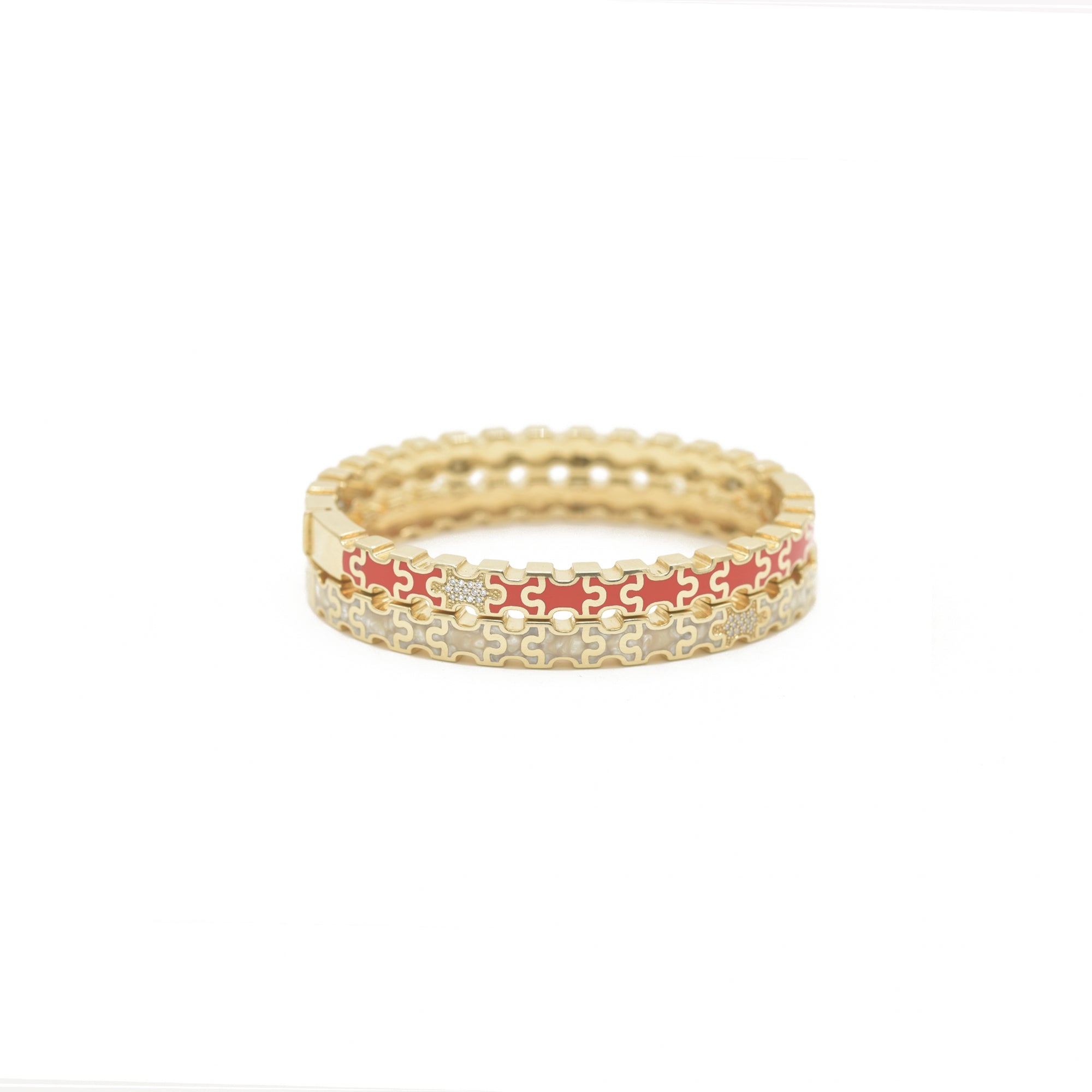 Linked in Love Pearl Bracelet