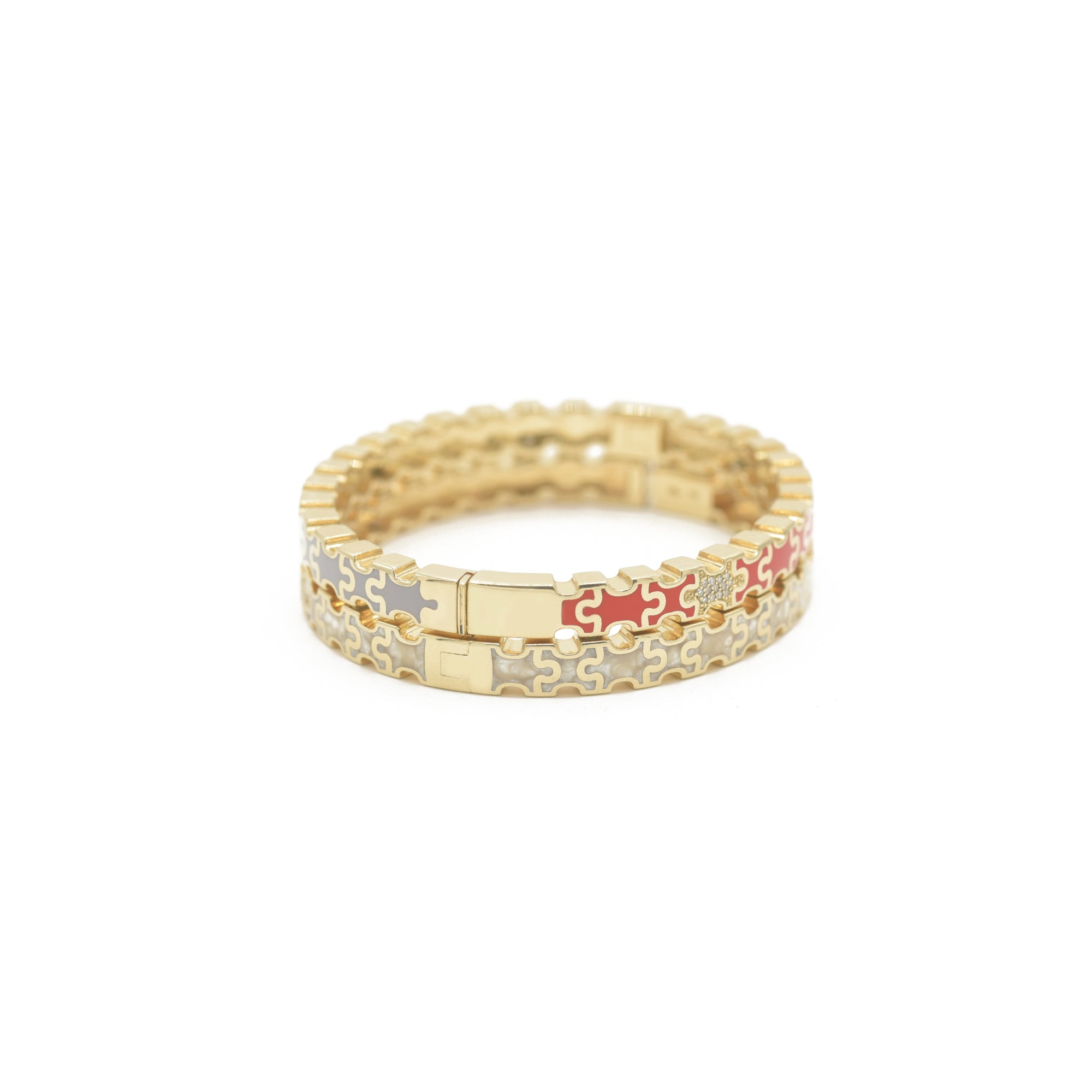 Linked in Love Pearl Bracelet