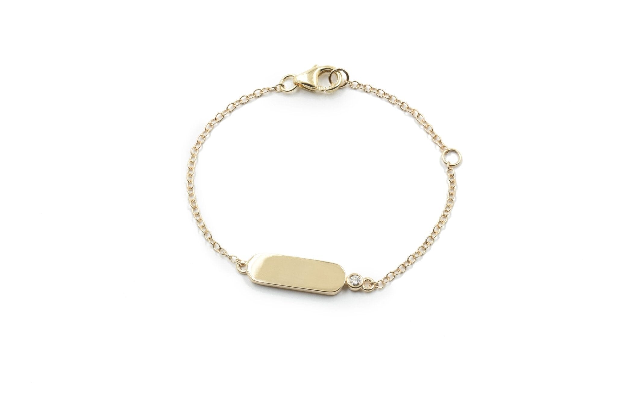 Custom Nameplate Bracelet Bracelets - BONDEYE JEWELRY ®