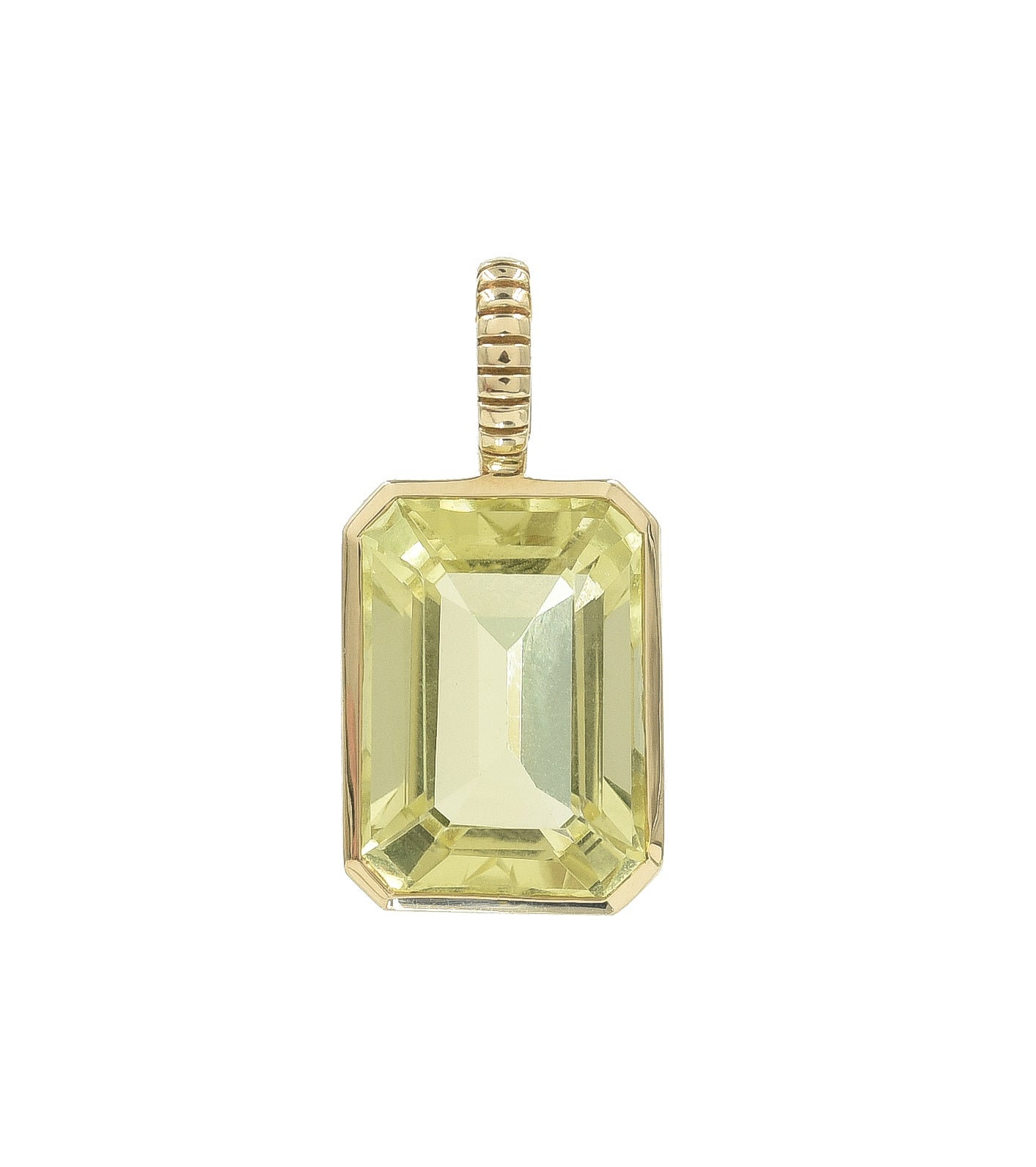 Jollie Emerald Cut Pendant