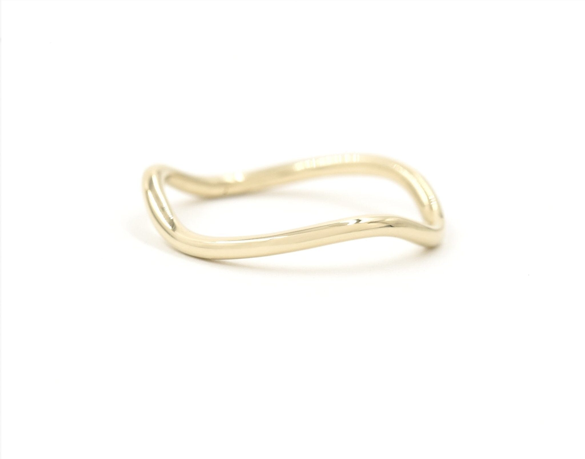 Solid Gold Wave Ring Rings - BONDEYE JEWELRY ®