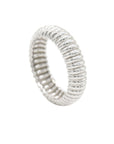 White Gold Puff Ring