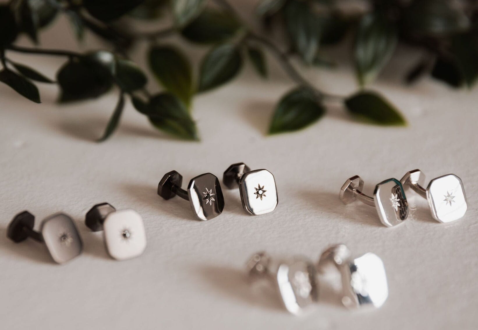 Barri Black Diamond Cufflinks BONDEYE JEWELRY ®