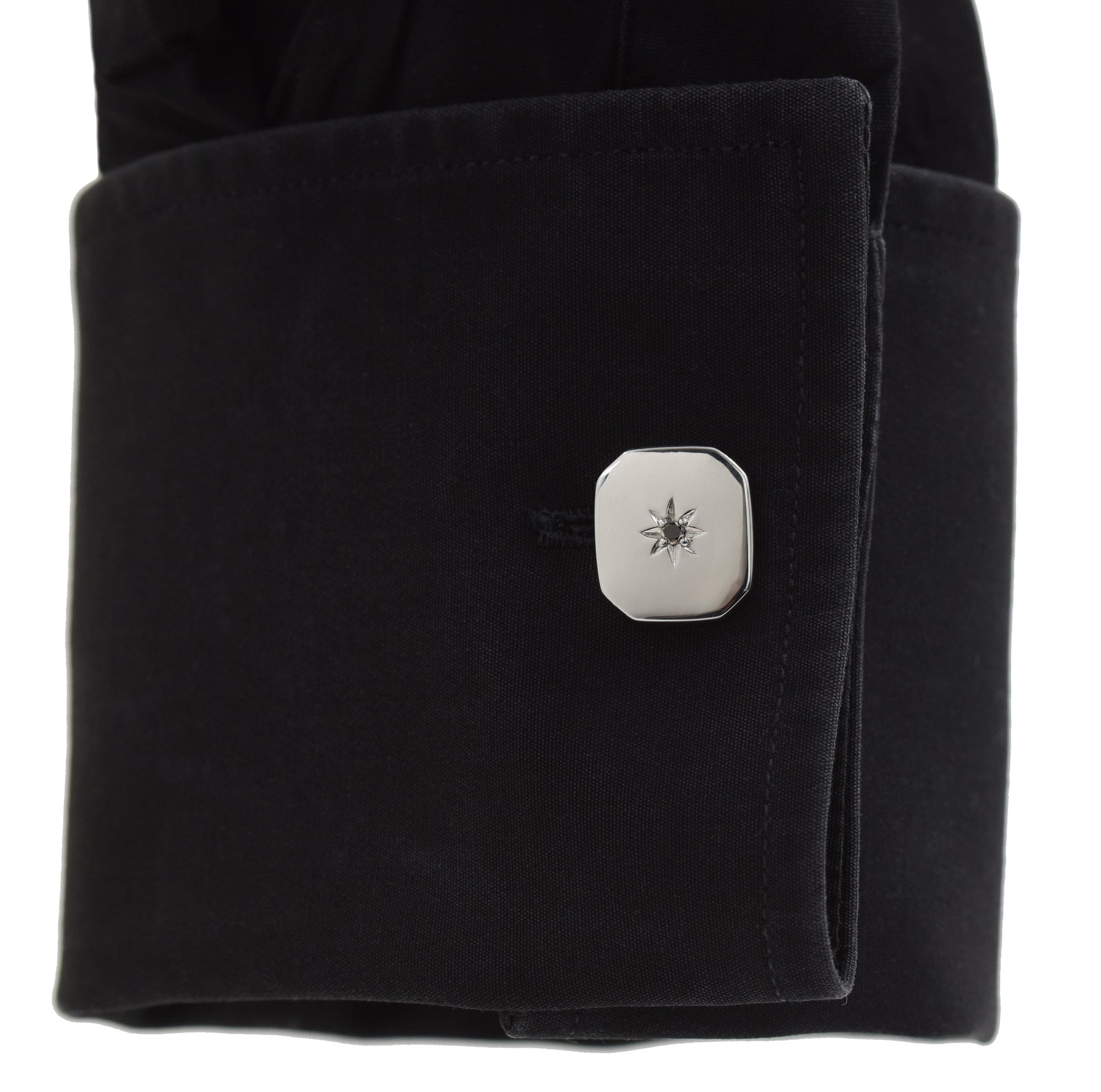 Barri Black Diamond Cufflinks Cufflinks BONDEYE JEWELRY ®