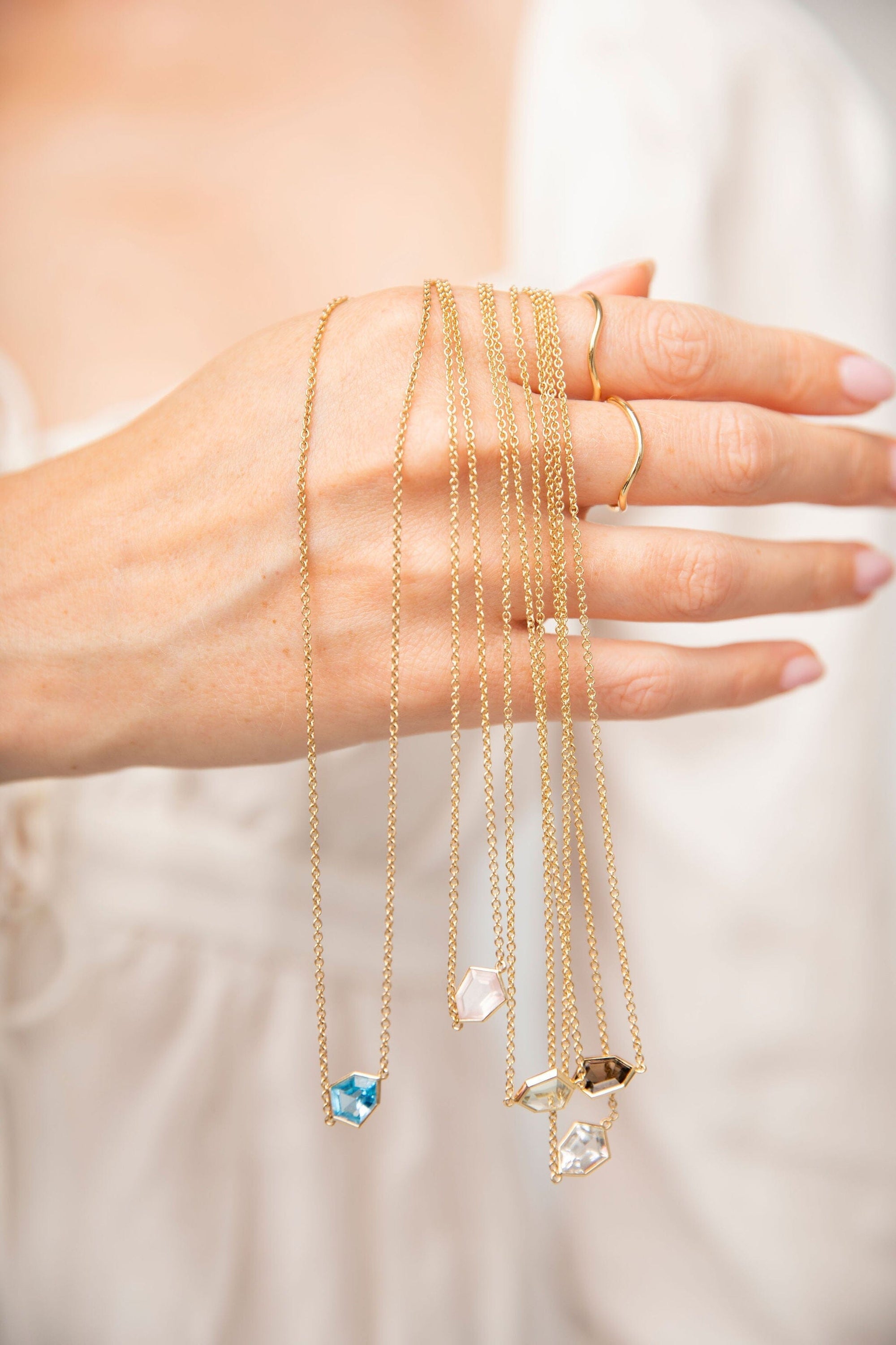 Calming Clear Shield Jollie Necklace Necklaces BONDEYE JEWELRY ®