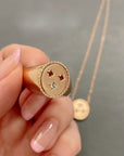 Customizable Birthstone Signet Ring Rings BONDEYE JEWELRY ®