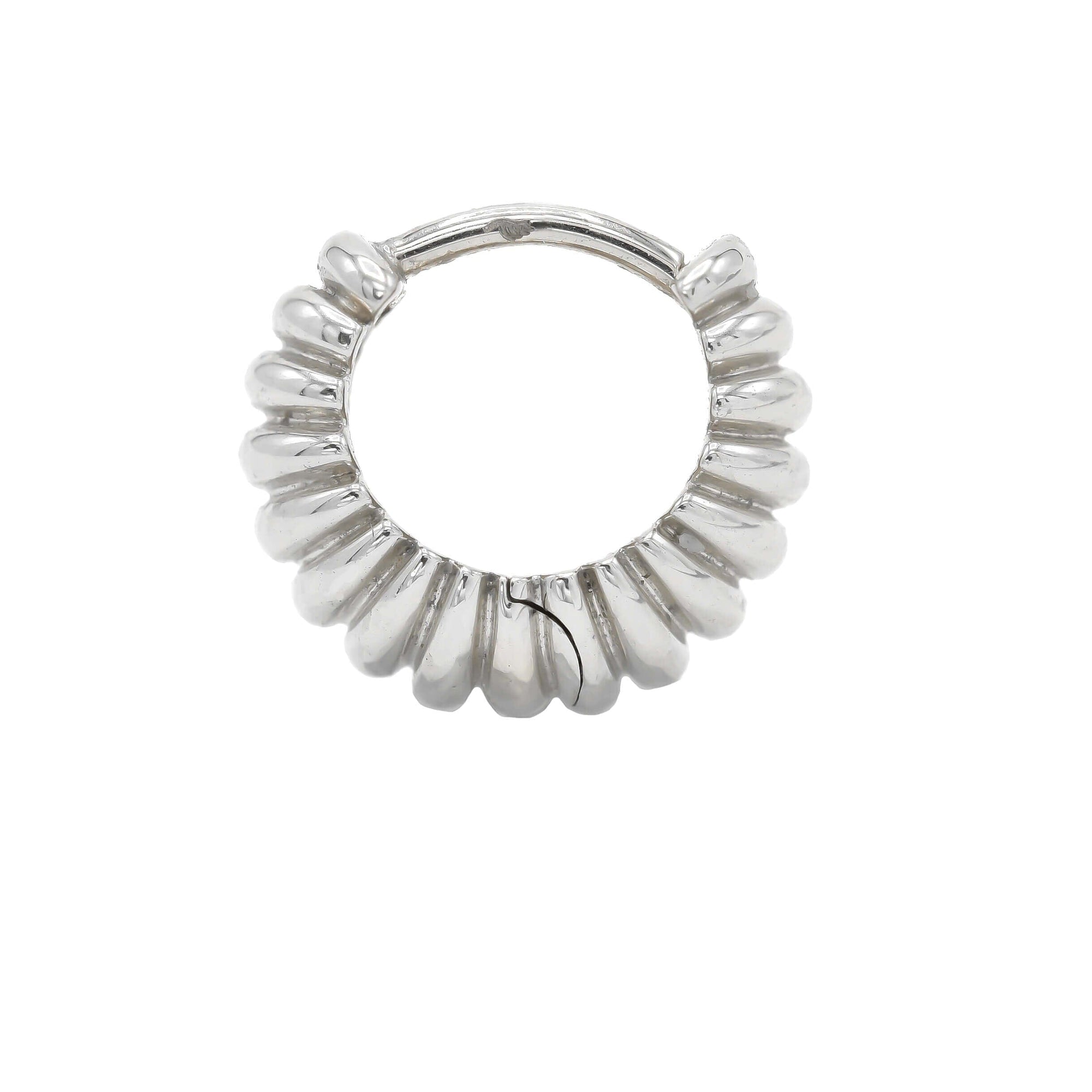 Puffies Earrings BONDEYE JEWELRY ® Single White Gold