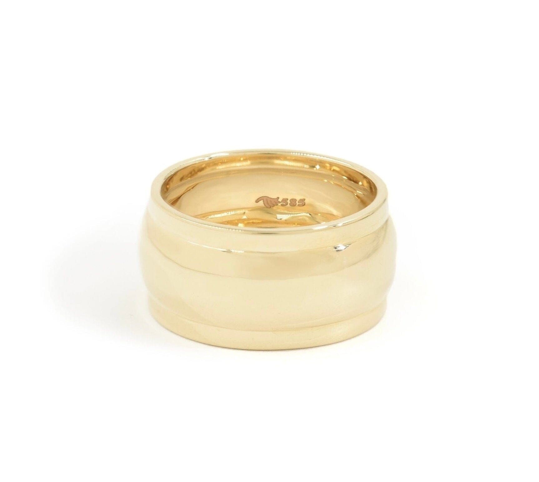Solid Gold Donut Band Rings BONDEYE JEWELRY ® 2.5