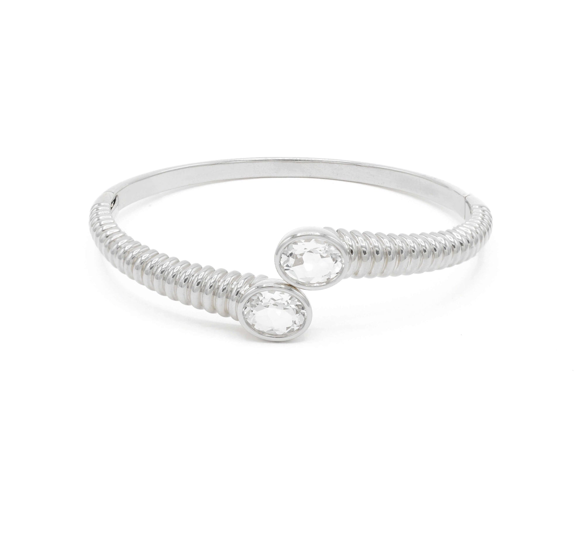 Twisted Sisters Arm Cuff Bracelets BONDEYE JEWELRY ® White Gold