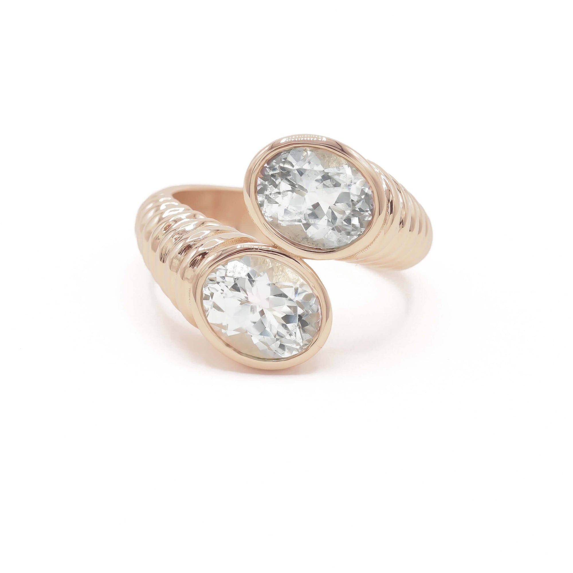 Twisted Sisters Ring Rings BONDEYE JEWELRY ® Rose Gold 2 (special order - 3 week lead time)