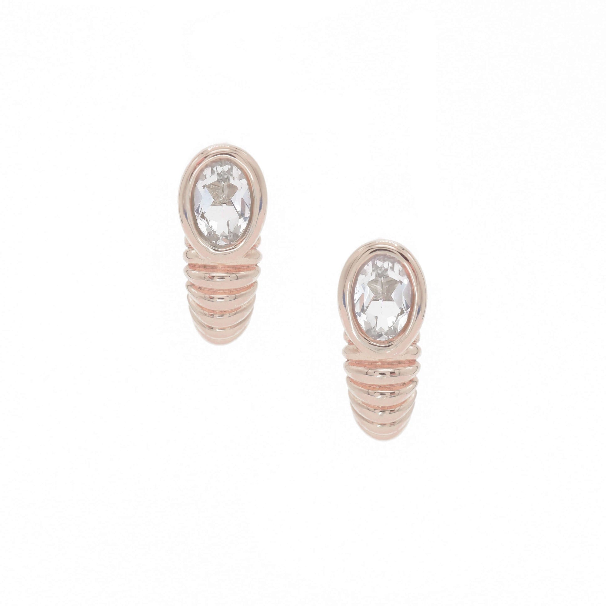 Twisted Sisters Studs Earrings BONDEYE JEWELRY ® Rose Gold