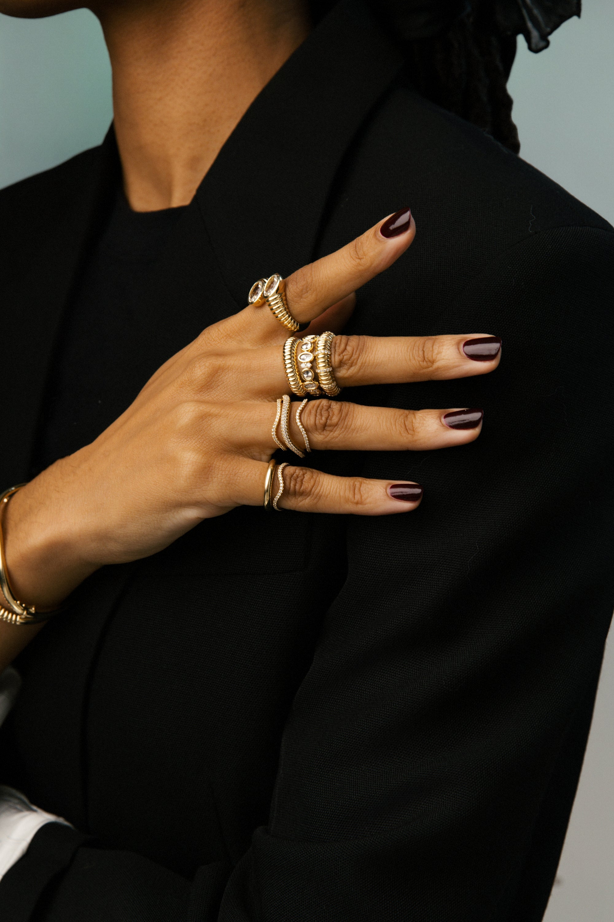 Pavé Puff Ring - BONDEYE JEWELRY ®