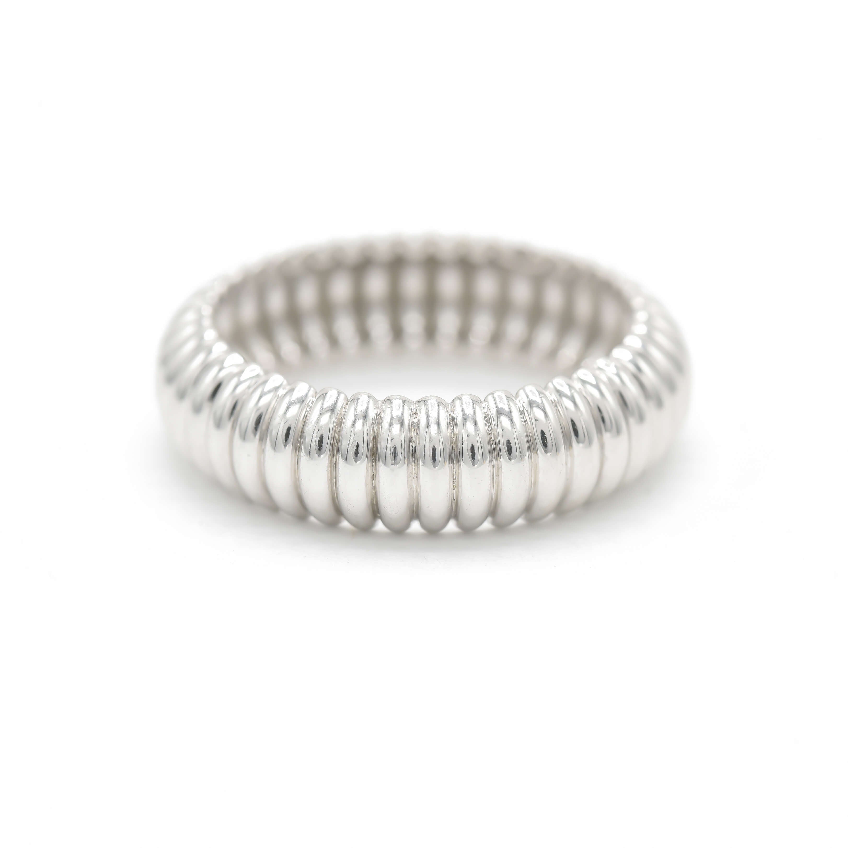 Silver Puff Ring