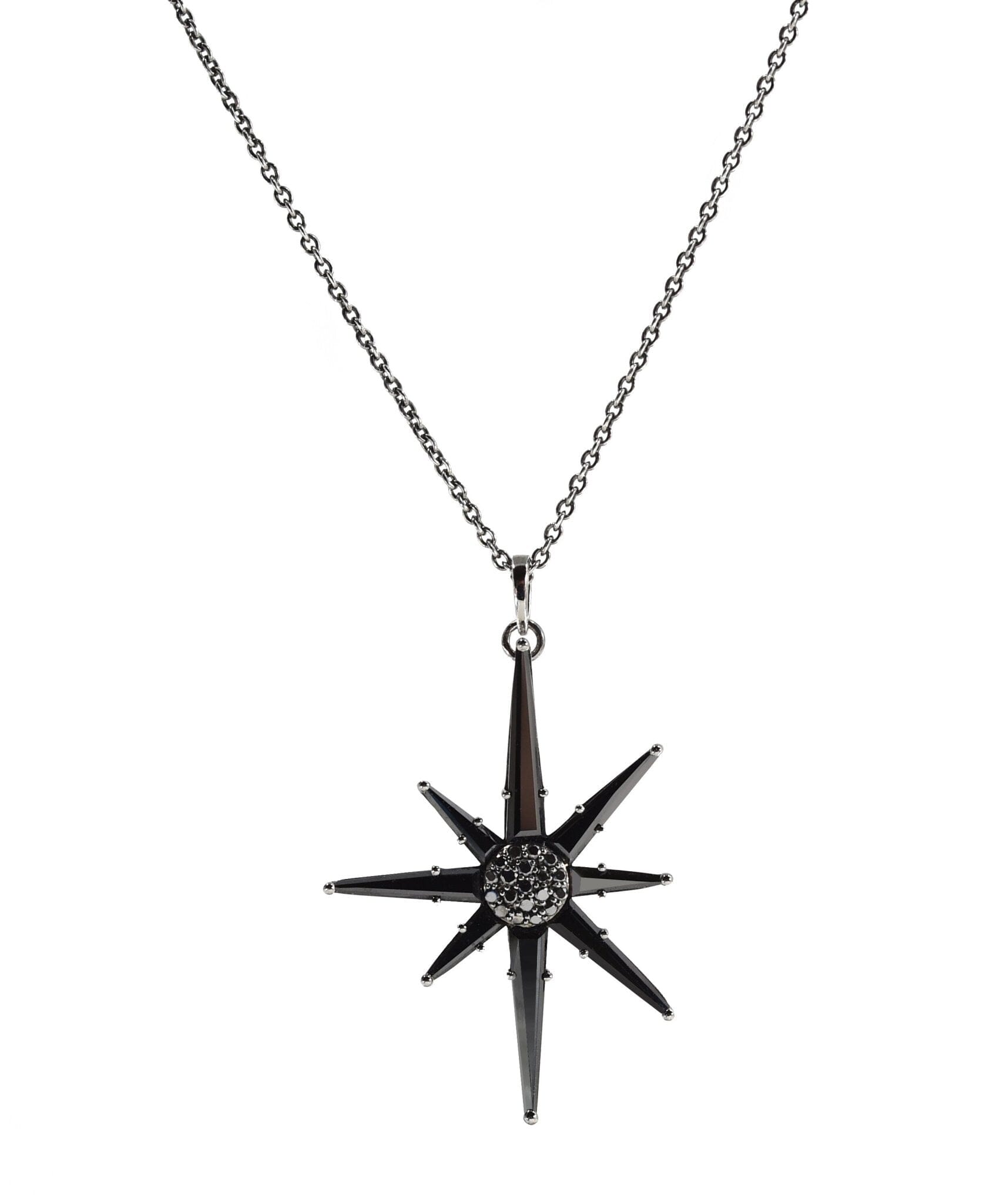 Astraea Black Diamonds Necklace Necklaces - BONDEYE JEWELRY ®