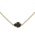 Black Onyx Pear Jollie Necklace  - BONDEYE JEWELRY ®