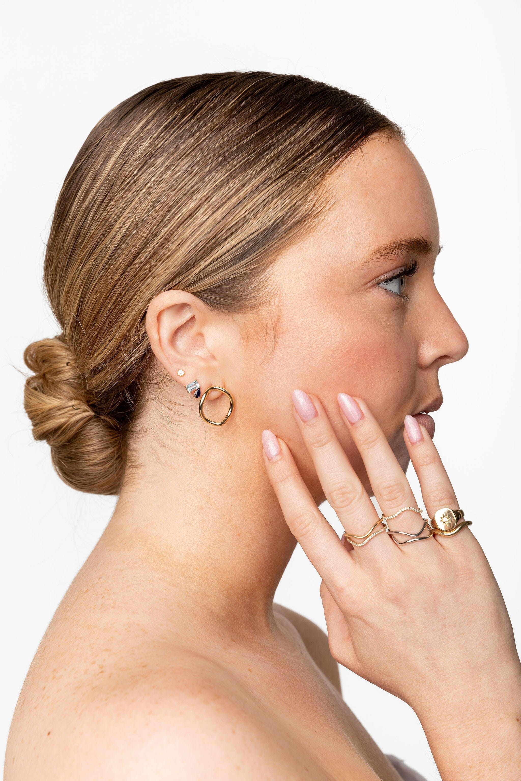 Blue Raspberry Jollie Studs Earrings - BONDEYE JEWELRY ®