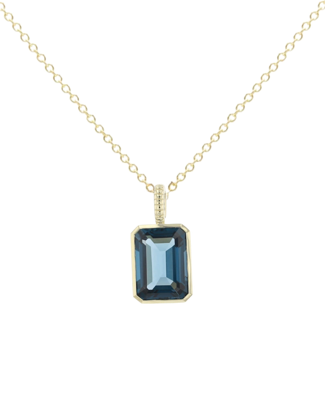 Jollie Emerald Cut Pendant - BONDEYE JEWELRY ®