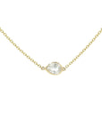 Clear Quartz Pear Jollie Necklace Necklaces - BONDEYE JEWELRY ®
