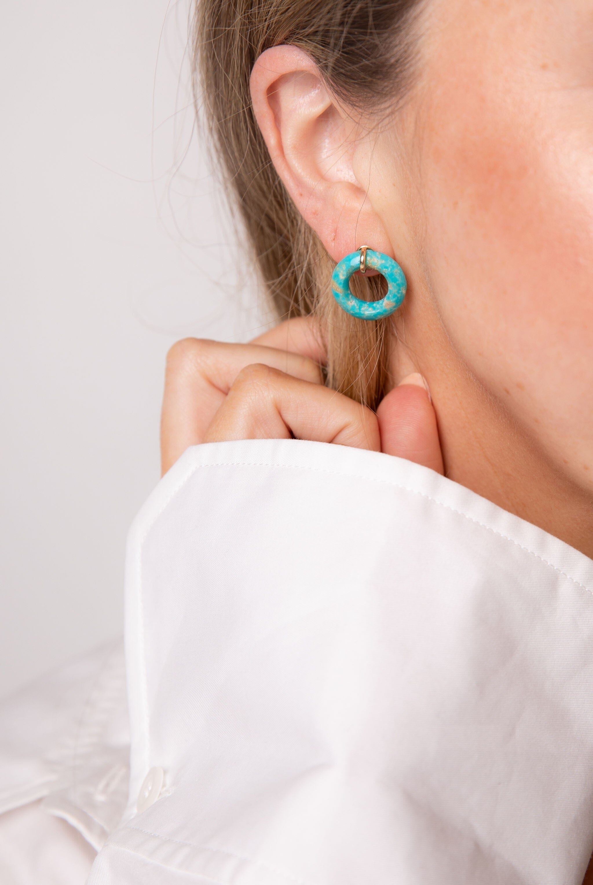 Cotton Candy Munchkin Studs Earrings - BONDEYE JEWELRY ®