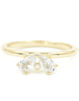 Diamond Flower Petal Ring Rings - BONDEYE JEWELRY ®