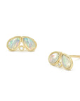 Diamond Opal Butterfly Earrings Earrings - BONDEYE JEWELRY ®