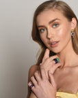 Emerald Cut Munchkin Drops Jelly Earrings Earrings - BONDEYE JEWELRY ®
