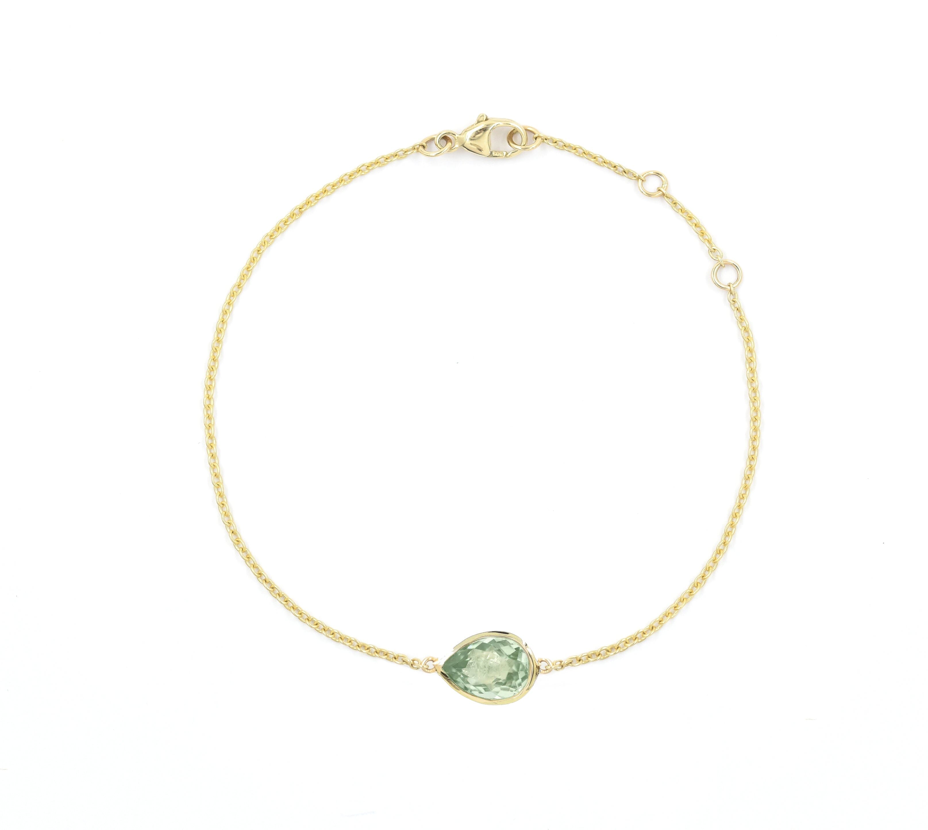 Guardian Green Pear Jollie Bracelet Bracelets - BONDEYE JEWELRY ®