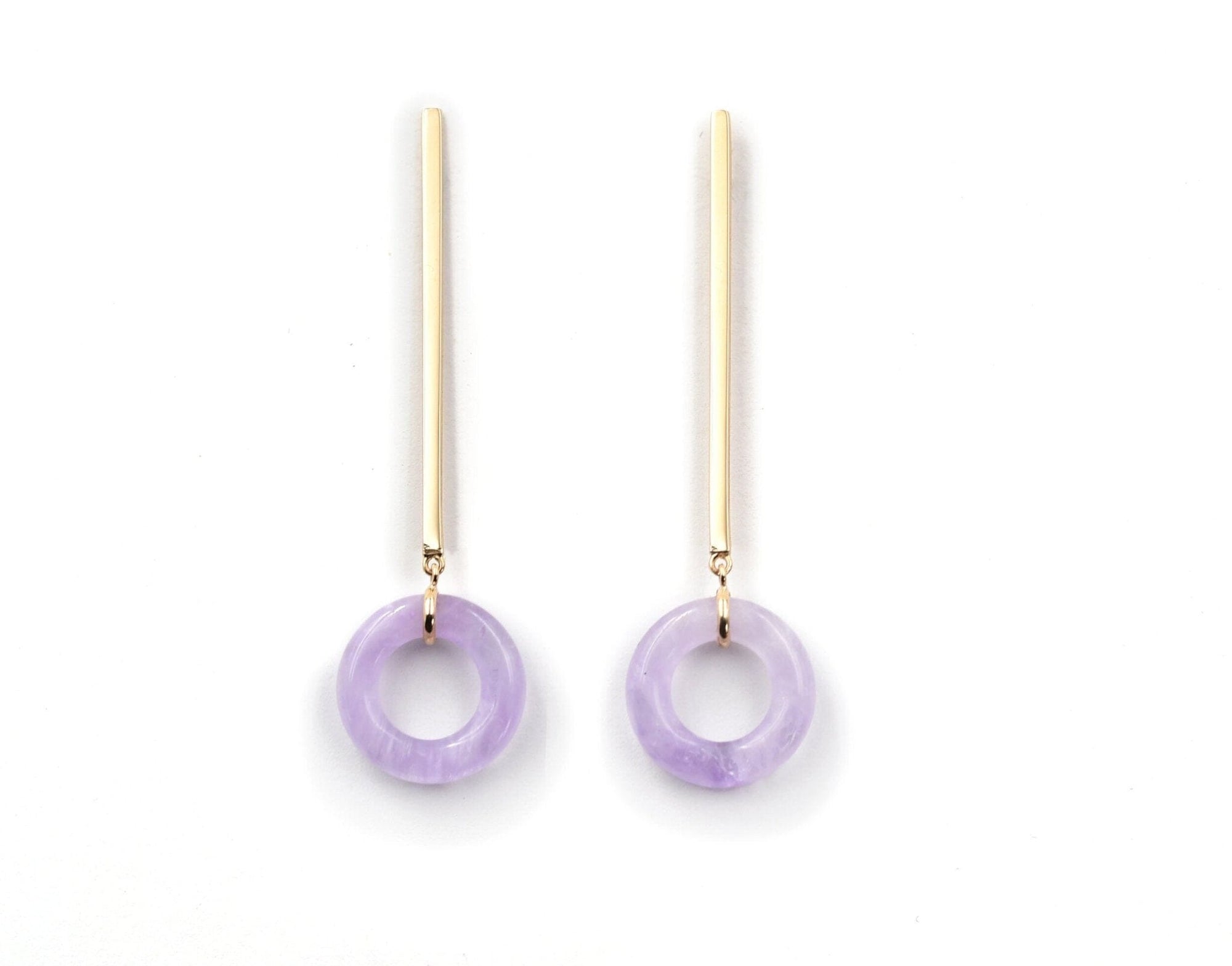 Jelly Munchkin Gold Movement Bar Earrings Earrings - BONDEYE JEWELRY ®