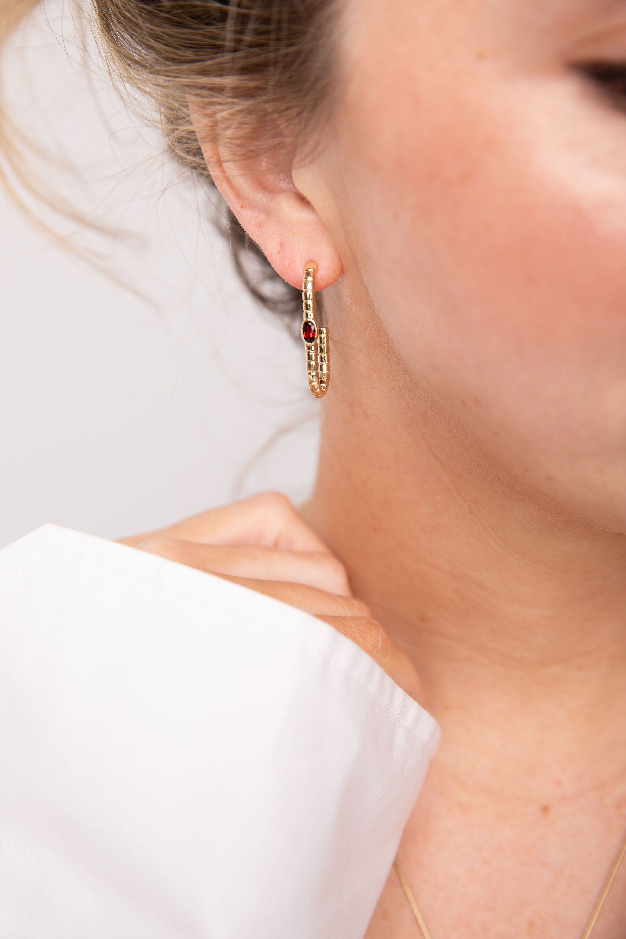 Jollie Hoop Earrings Earrings - BONDEYE JEWELRY ®