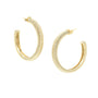 Jules Textured Hoops - BONDEYE JEWELRY ®