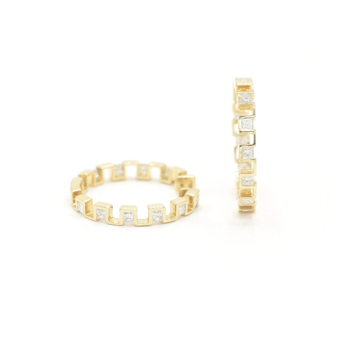 Block by Block Hoops - BONDEYE JEWELRY ®