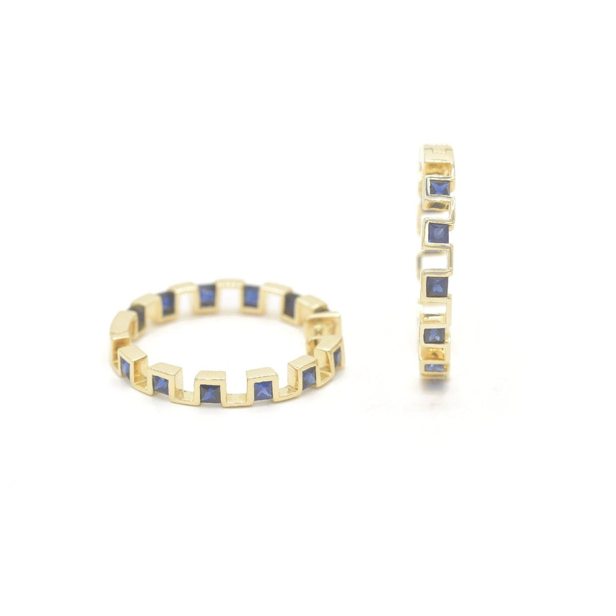 Block by Block Hoops - BONDEYE JEWELRY ®
