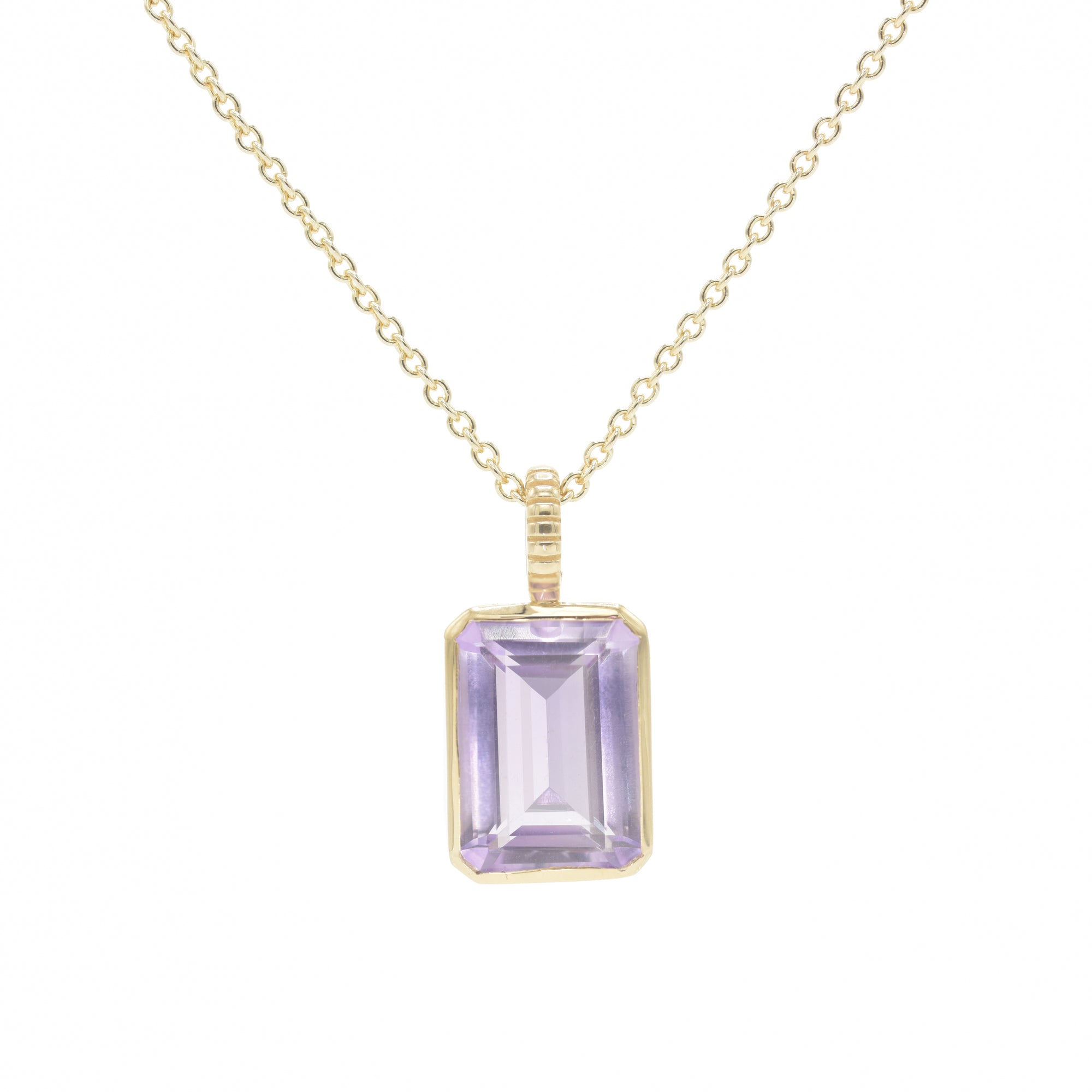 Jollie Emerald Cut Pendant - BONDEYE JEWELRY ®