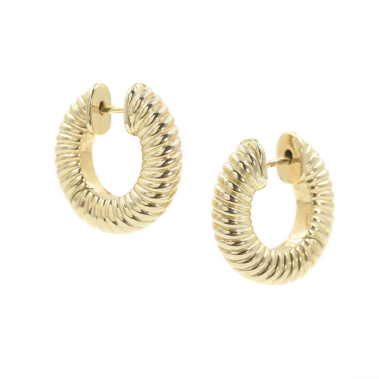 Lulu Textured Hoops