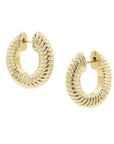 Lulu Textured Hoops