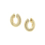 Lulu Textured Hoops - BONDEYE JEWELRY ®