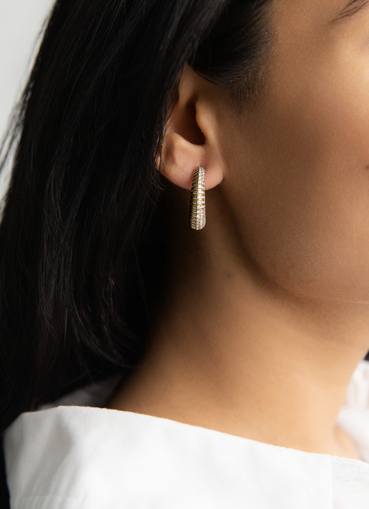 Jumbo Pavé Puffies - BONDEYE JEWELRY ®