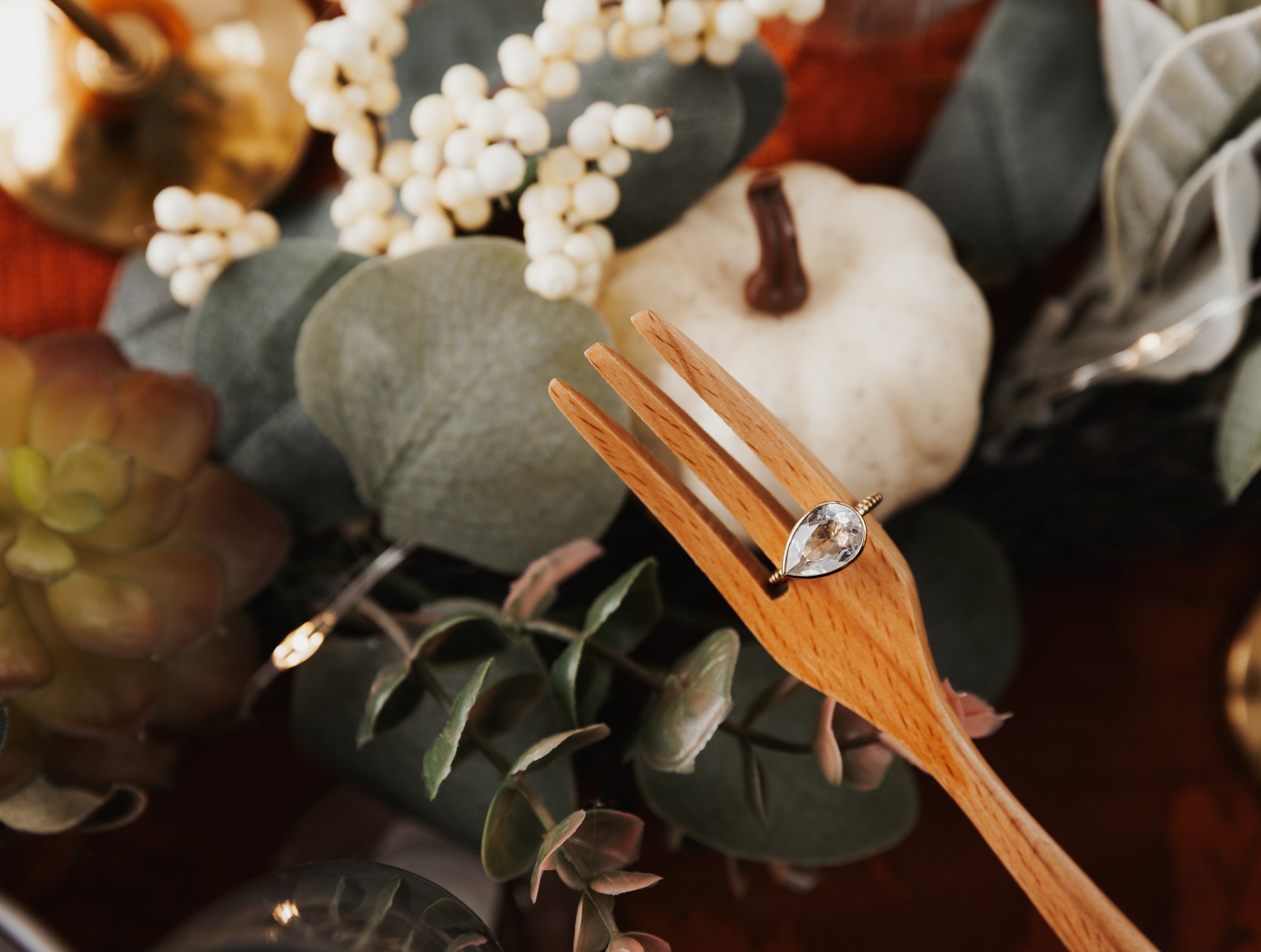 PEAR CUT RINGS: SMALL &amp; LARGE