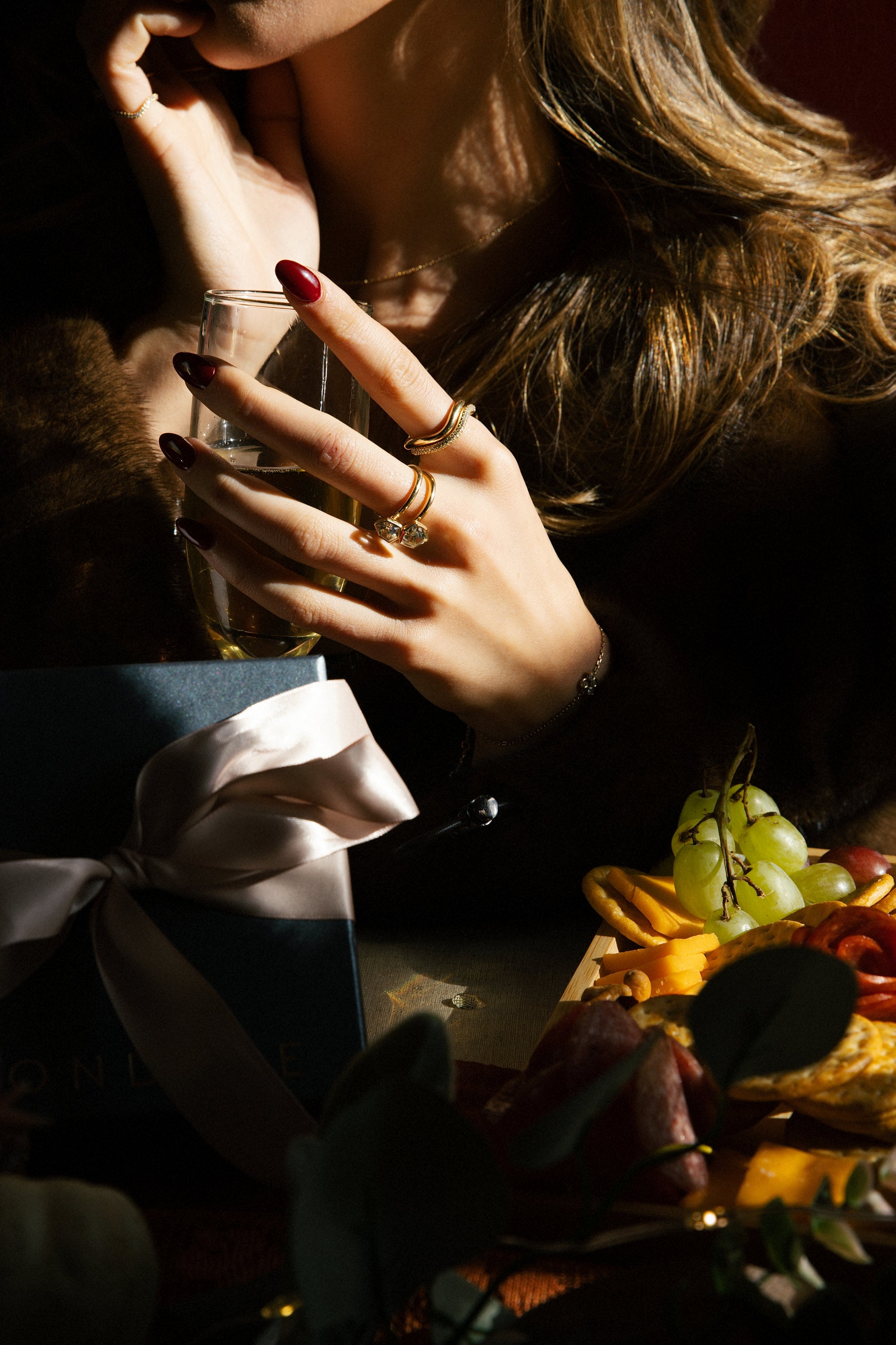 POPIE RINGS: WHITE DIAMONDS &amp; GOLD