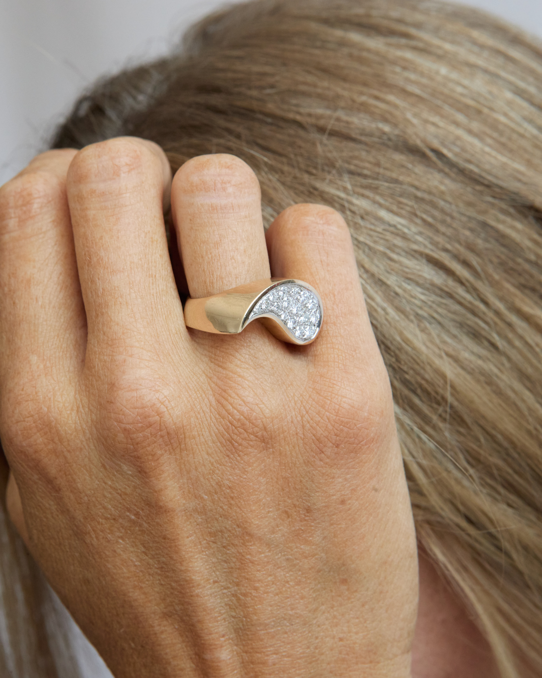 Paisley Pavé Ring