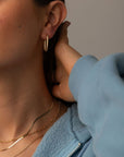Paperclip Hoops Earrings - BONDEYE JEWELRY ®