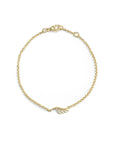 Pave Diamond Winking Eyelash Trademarked Bracelet Bracelets - BONDEYE JEWELRY ®