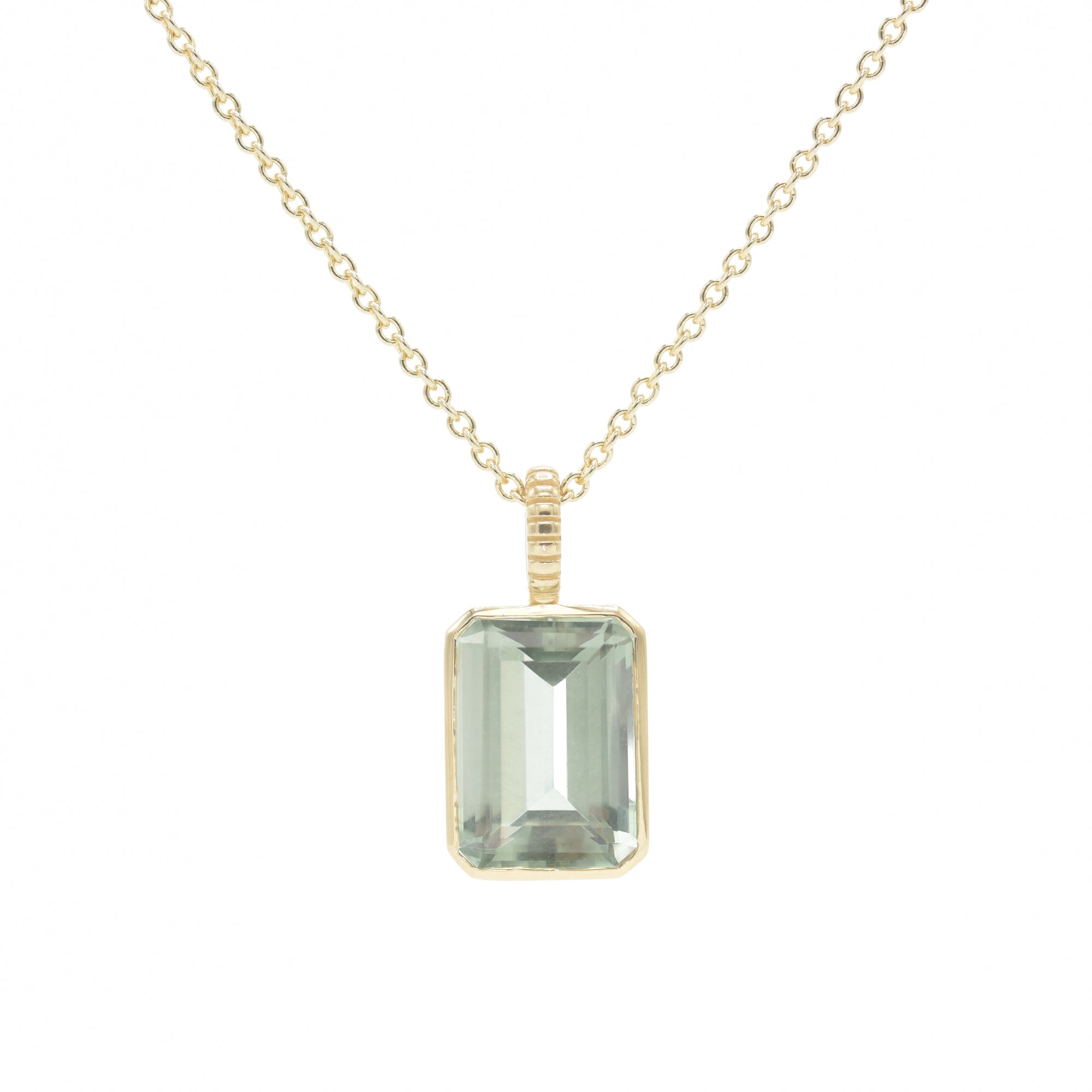 Jollie Emerald Cut Pendant - BONDEYE JEWELRY ®