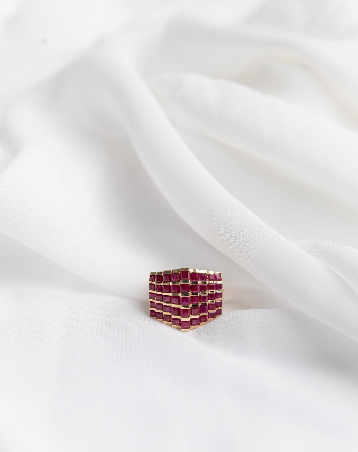 Princess Cut Ruby Ring - BONDEYE JEWELRY ®