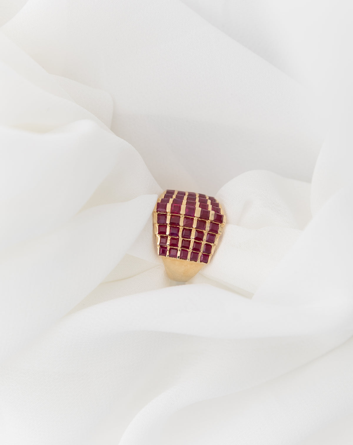 Princess Cut Ruby Ring - BONDEYE JEWELRY ®