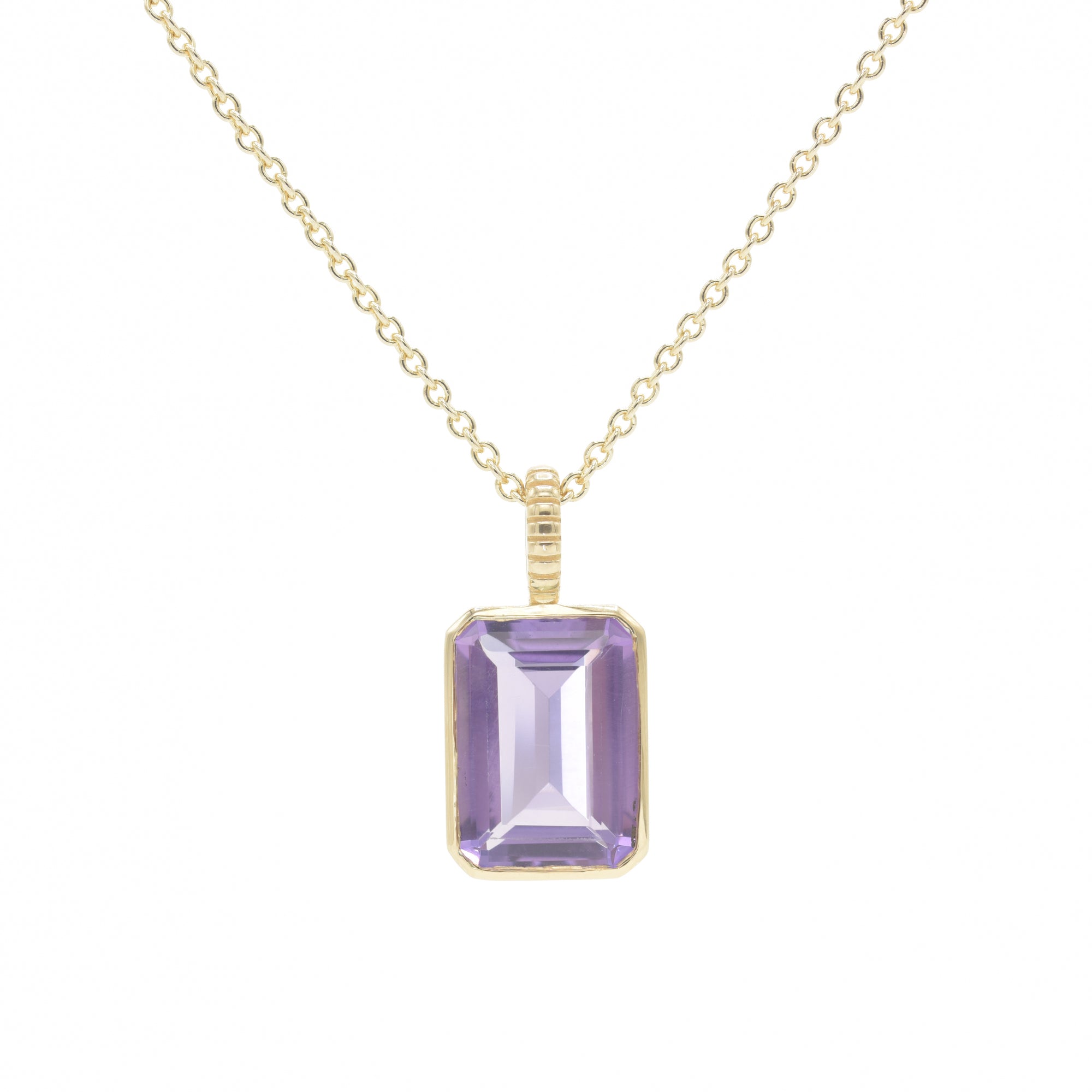 Jollie Emerald Cut Pendant - BONDEYE JEWELRY ®