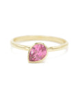 Pink Pear Cut Jollie Ring