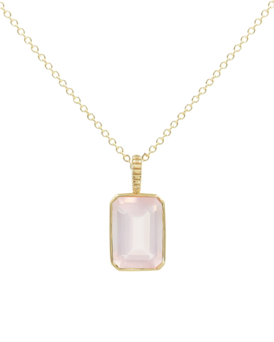 Jollie Emerald Cut Pendant - BONDEYE JEWELRY ®