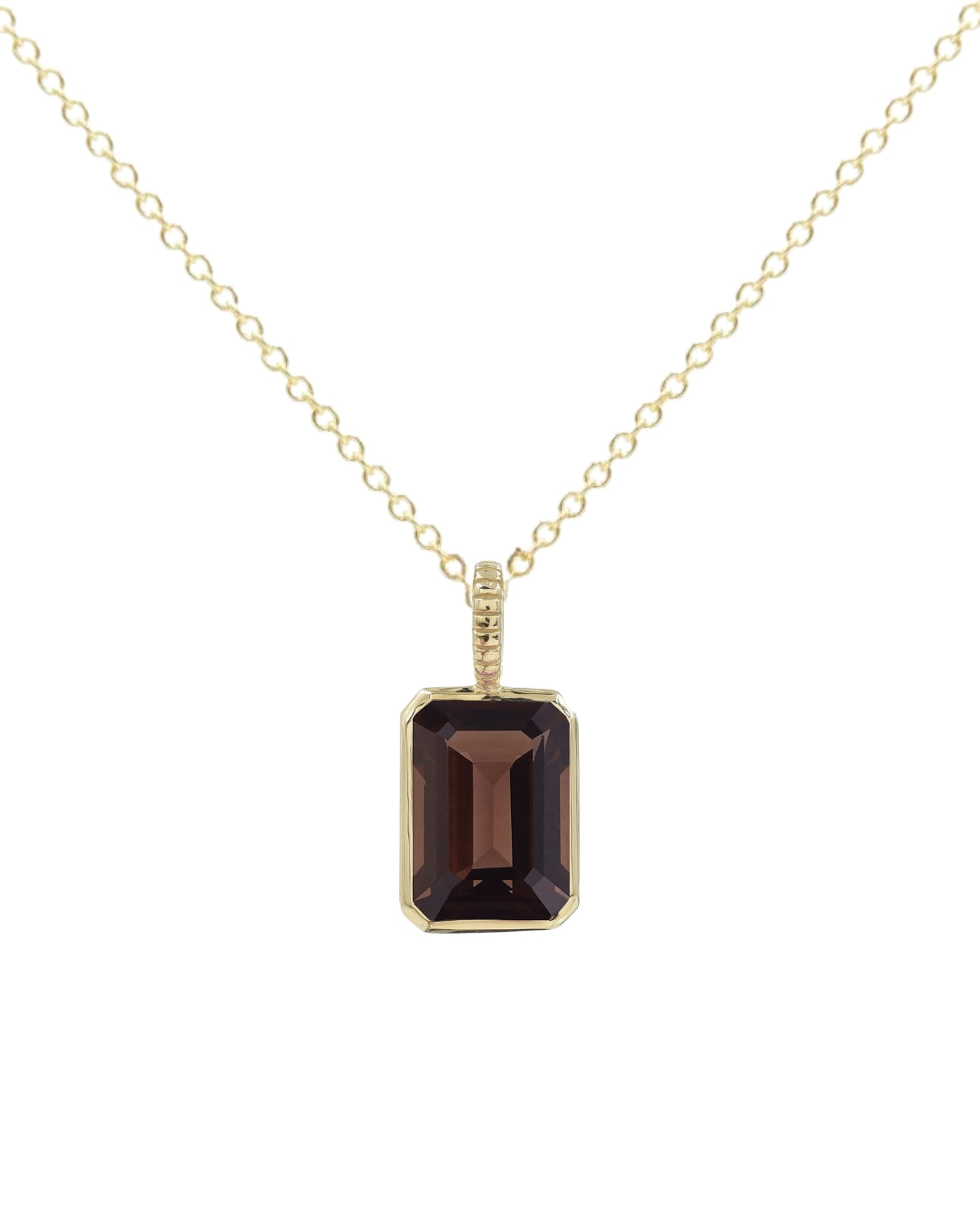 Jollie Emerald Cut Pendant - BONDEYE JEWELRY ®